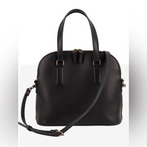 New Moore & Glies Black Leather Handbag